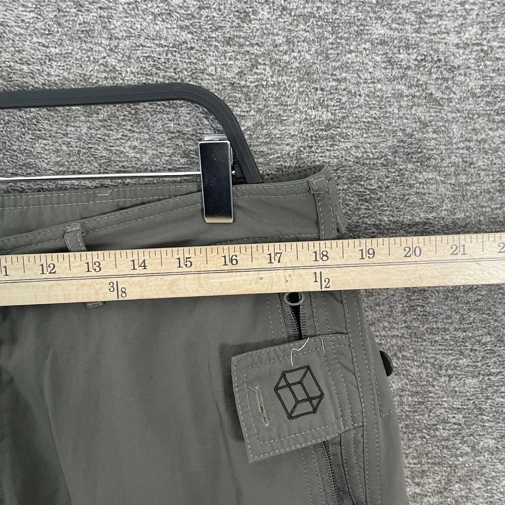 Clothing Arts P^cubed Pants Mens‎ 36x30 Gray Nylon Cargo Travel Pickpocket Proof